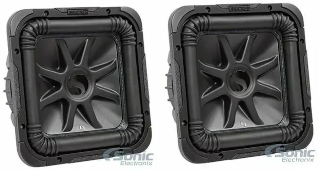 Сабвуфер пассивный для авто Kicker 44L7S102 Solo-Baric L7 Series 10" двойная катушка 2 Ом (набор, 2 шт)