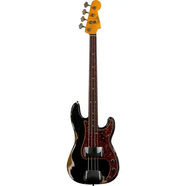 Бас-гитара Fender Custom Shop Limited Edition 60 Jazz Bass Relic Aged Black