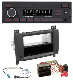 Blaupunkt MP3 AUX USB 1DIN Autoradio für Mercedes Vito Viano 06-14 Rubbertouch