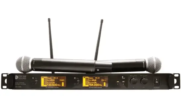 Микрофонная радиосистема Dreamsound AM-500-58 двухканальная