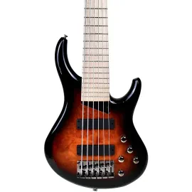 MTD Kingston Z6 6-String Electric Bass Guitar Tobacco Sunburst