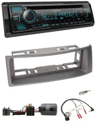 Kenwood Bluetooth USB CD Lenkrad DAB Autoradio für Renault Megane Scenic 96-00 a