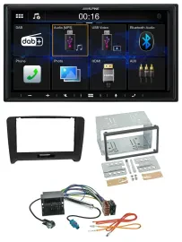 Alpine Bluetooth 2DIN MP3 DAB USB Autoradio für Audi TT (06-14) Quadlock