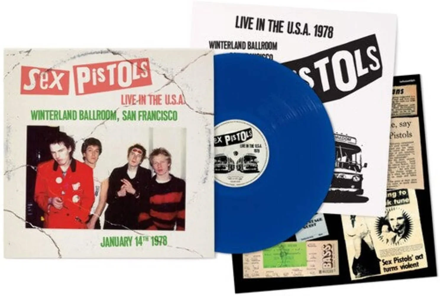 Sex Pistols - Live In The U.S.A. 1978: Winterland Ballroom, San Francisco NEW Vi