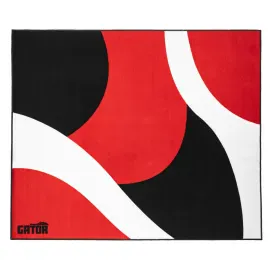 Коврик для ударной установки Gator GP-DRUMRUG 78" x 66" черный/красный/белый