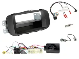 Einbauset Lenkradadapter DIN Autoradio für Kia Soul 2017-2019 schwarz Display