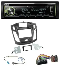 Pioneer DAB USB MP3 AUX CD Autoradio für Ford Focus (DYB, 2011-2014)