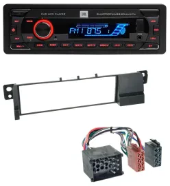 JBL AUX MP3 USB Bluetooth SD Autoradio für BMW 3er E46 (Rundpin, ab 1998)
