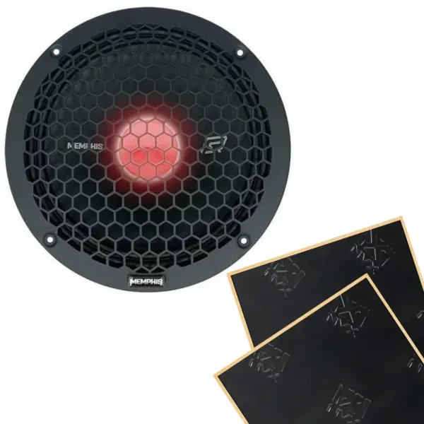 Memphis SRXP82V2 8" Street Ref Pro Midrange Speaker + Damping