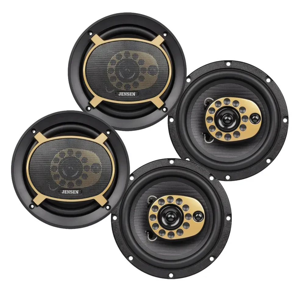Автодинамики Jensen JS65T 6.5" коаксиальные, 3-полосные, 200W RMS (набор, 2 пары)