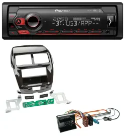 Pioneer MP3 USB DAB Bluetooth Autoradio für Citroen C4 Aircross Mitsubishi ASX P