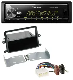Pioneer Bluetooth USB DAB MP3 Autoradio für Mitsubishi L200 (KAOT, ab 2006)