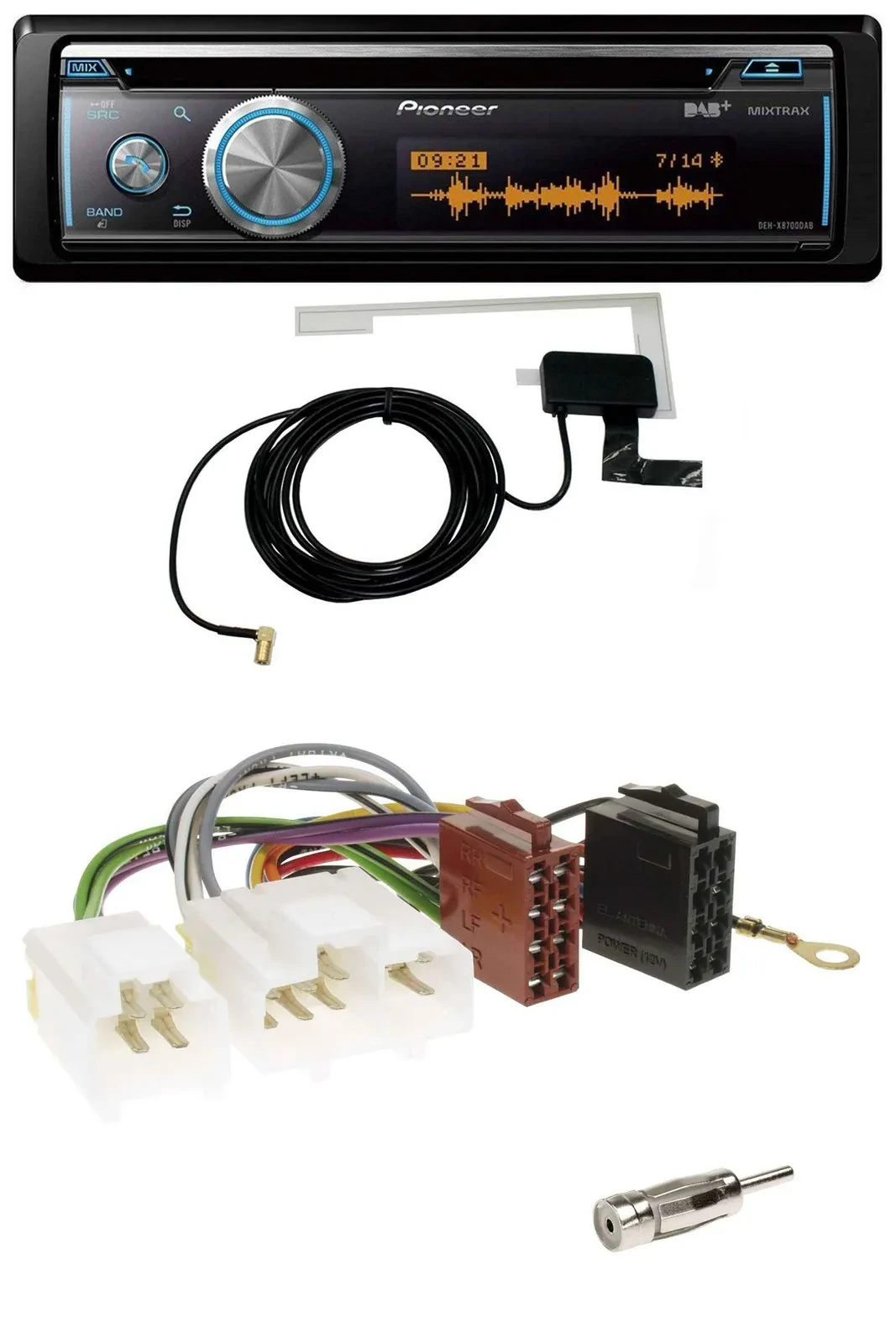 Автомагнитола Pioneer Bluetooth DAB MP3 USB CD для Nissan Almera N15 (1995–2000)