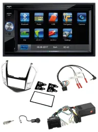 Автомагнитола для Chevrolet Cruze Blaupunkt 2-DIN Bluetooth, USB, SD, навигация, TMC, управление с руля (с 2011)