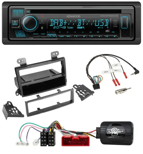 Kenwood Bluetooth DAB CD Lenkrad USB Autoradio für Mazda MPV (2000-2006)