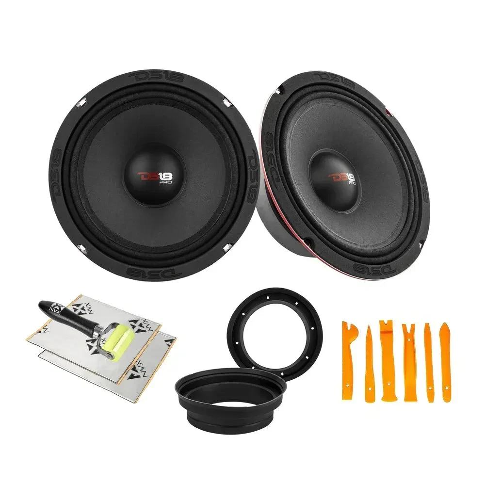 Динамик среднечастотный DS18 PRO-X8.4M 8" 275W RMS (набор, 2 шт.) с аксессуарами