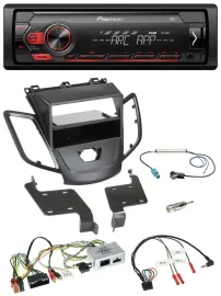 Pioneer DAB 1DIN MP3 Lenkrad USB Autoradio für Ford Fiesta 10-17 ohne Display sc