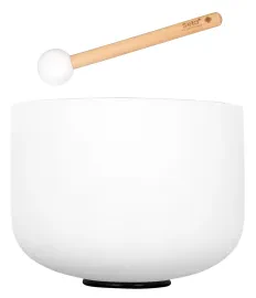 SELA SECFU10G Crystal Singing Bowl Frosted G 432Hz