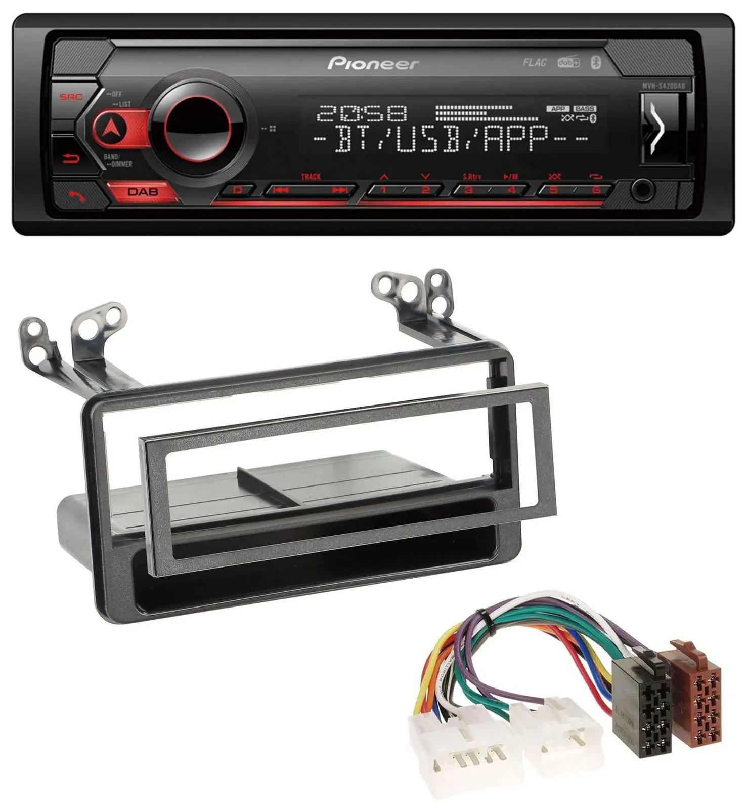 Pioneer MP3 USB DAB Bluetooth Autoradio für Toyota MR2, RAV4, Yaris Verso