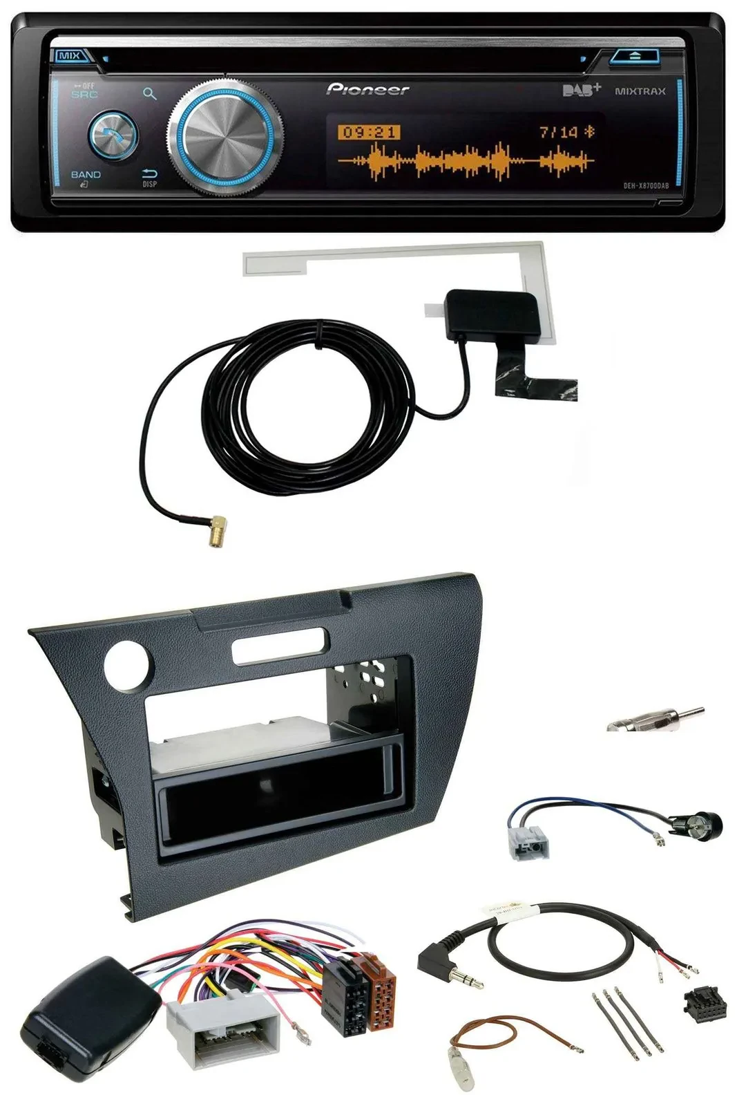 Автомагнитола для Honda CR-Z 2010–2013 Pioneer Bluetooth DAB USB CD
