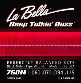 Струны для бас-гитары La Bella 760N 60-115