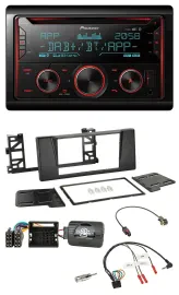 Pioneer 2DIN DAB Lenkrad Bluetooth USB CD Autoradio für BMW 5er E39 01-03 Quadlo