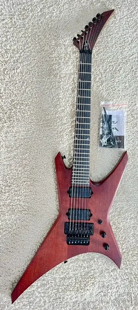 Jackson Pro Series Signature Dave Davidson Warrior WR7, Walnut Stain - DEMO