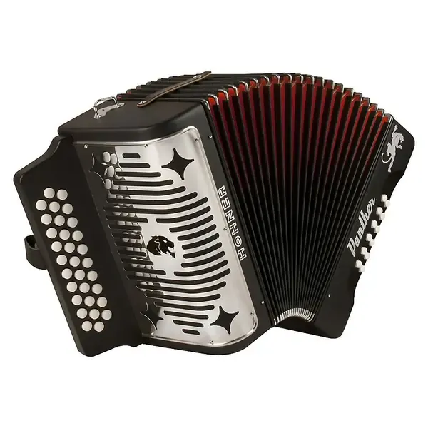 Аккордеон Hohner HA-3100 Panther GCF Diatonic Accordion Matte Black