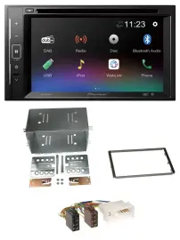 Pioneer Bluetooth MP3 USB 2DIN DAB DVD Autoradio für Kia Optima Magentis 05-10