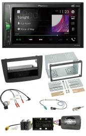 Автомагнитола для Alfa Romeo Mito 2014–2018 Pioneer 2-DIN DAB USB Bluetooth черный
