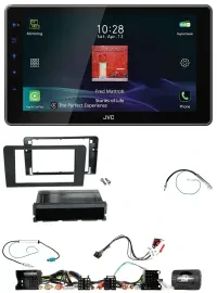 JVC DAB Lenkrad Bluetooth USB Autoradio für Audi A3 8P 2003-2012 Aktivsystem
