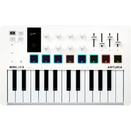 Arturia MiniLab 3 25 Slim-key Controller w/Minifuse Interface/Yamaha Monitors W