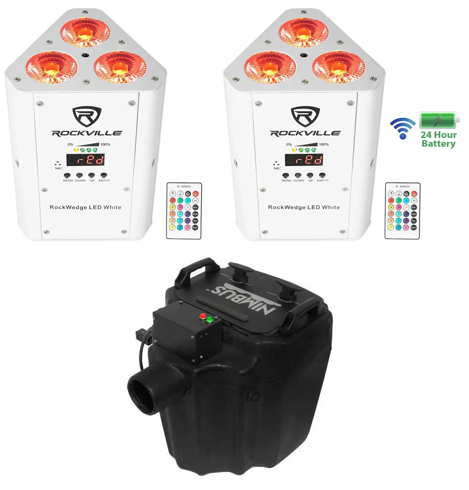 Комплект светового оборудования Chauvet DJ NIMBUS + RockWedge LED White