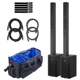 LD Systems MAUI 11 G3 Black Portable Powered Active Column DJ PA Systems Pair
