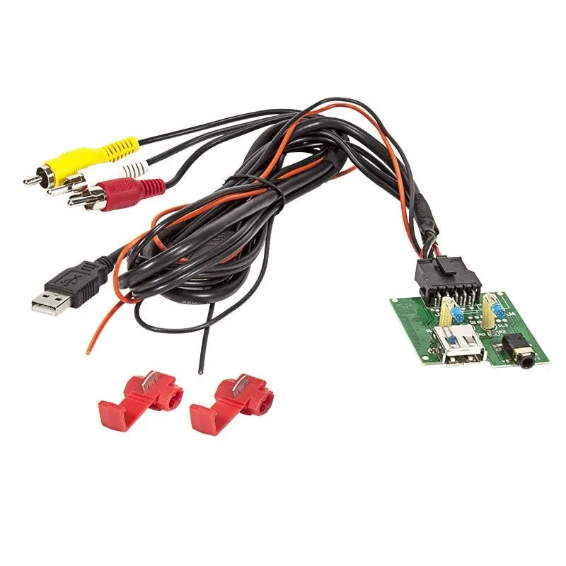 USB AUX-IN Cinch PCB Adapter für Kia Rio Venga Ceed Hyundai i10 i20 IX20 I30 IX3