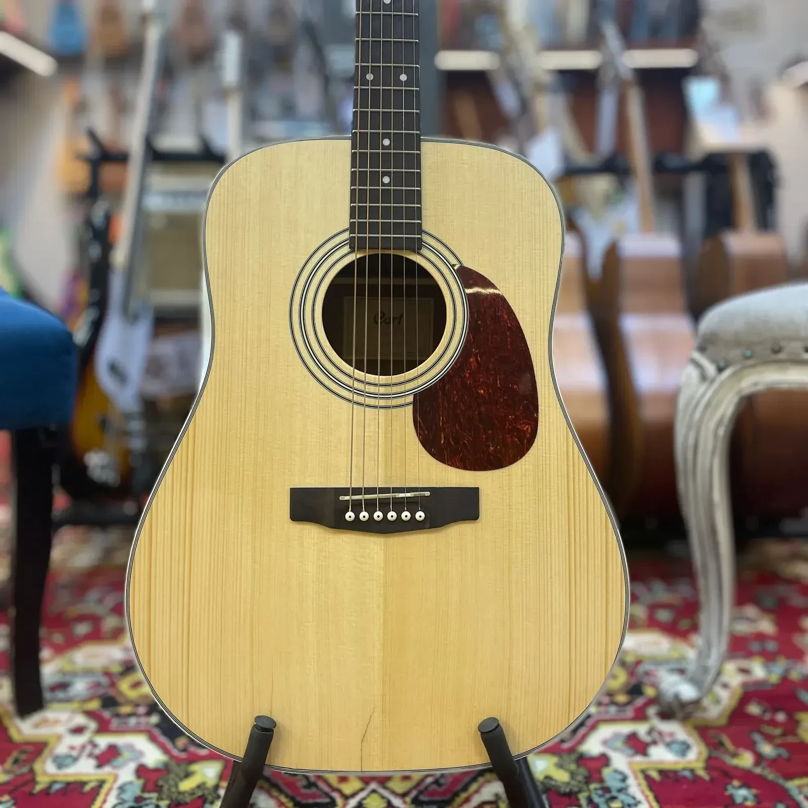 Акустическая гитара Cort Earth70 Dreadnought Open Pore 2024s