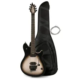 EVH Wolfgang Special Transactional Electric Guitar Silver with Bag and Strings
