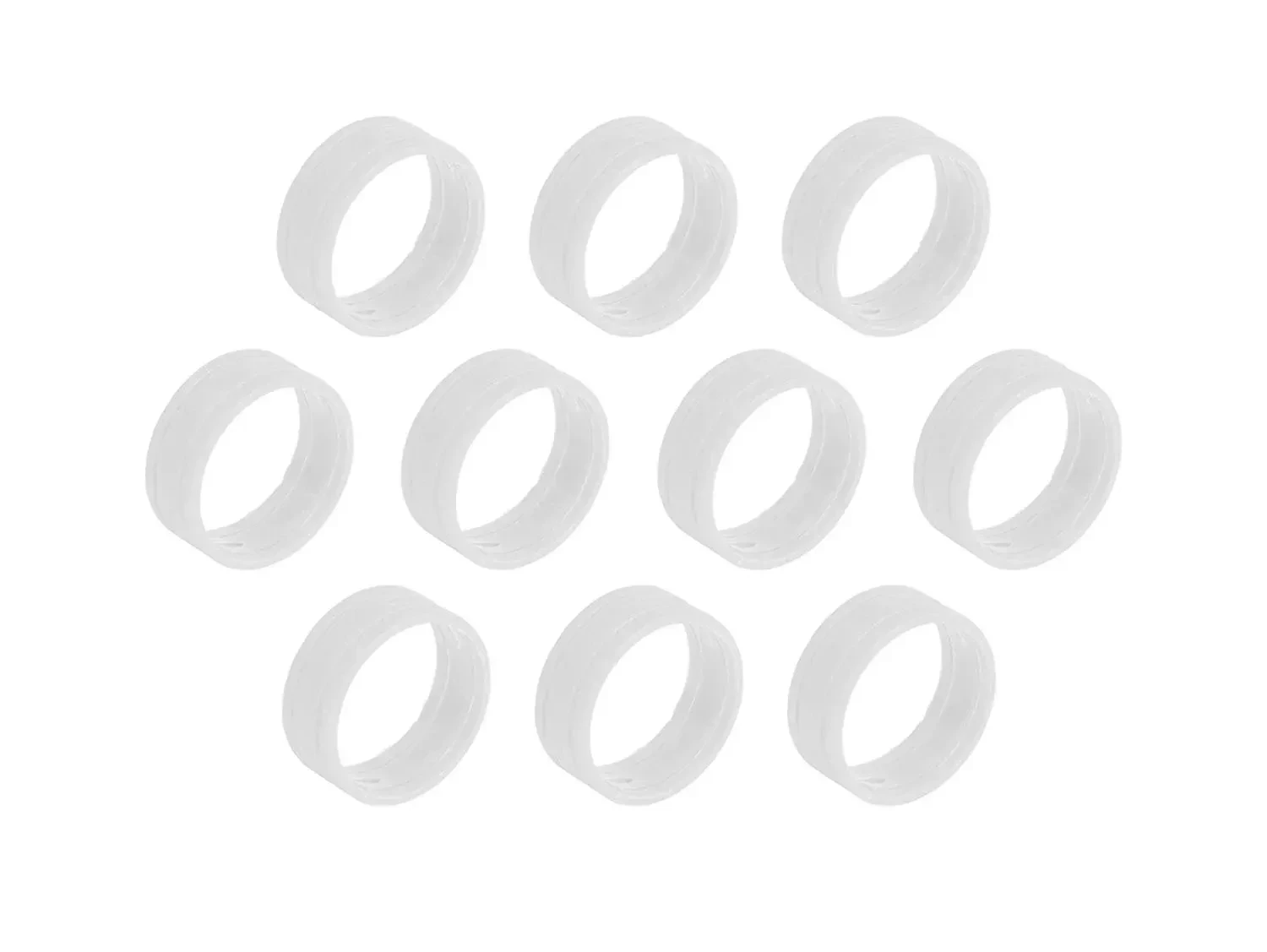 Elite Core SFC-BAND-WHITE-10PK Colored SuperFlex ID Rings