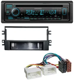 Автомагнитола для Kia Carens (с 2007) Kenwood Bluetooth, DAB, CD, MP3, USB