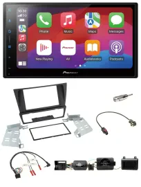 Pioneer DAB USB Lenkrad Bluetooth 2DIN Autoradio für BMW 3er E90 E91 E92 E93 PDC