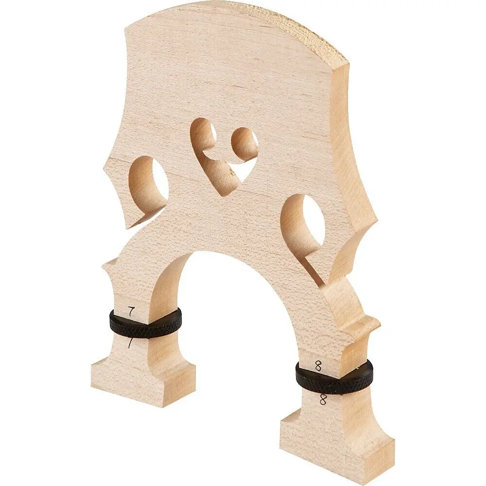 The String Centre Adjustable Bass Bridge with Wheels 1/2 Size