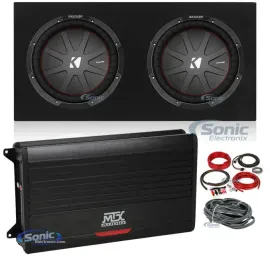 Kicker 48CWR124 12" CompR CWR124 Dual 4 ohm Car Subwoofer