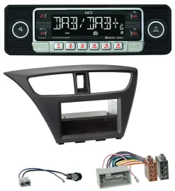 Dietz USB DAB MP3 Bluetooth Autoradio für Honda Civic (ab 2012)