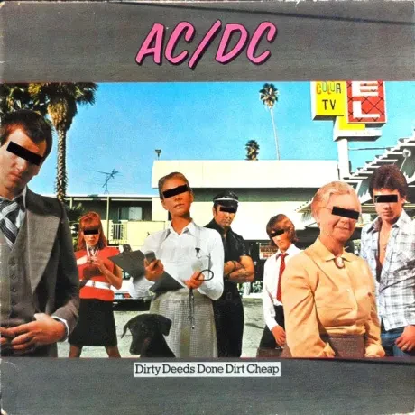 AC/DC - Dirty Deeds Done Dirt Cheap (LP , Used)
