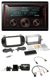 Pioneer 2DIN DAB Lenkrad Bluetooth USB CD Autoradio für Fiat 500 08-15 soft touc