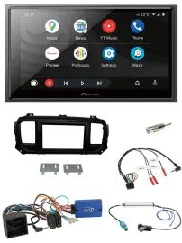 Pioneer USB 2DIN DAB Lenkrad Bluetooth Autoradio für Citroen Spacetourer Jumpy o