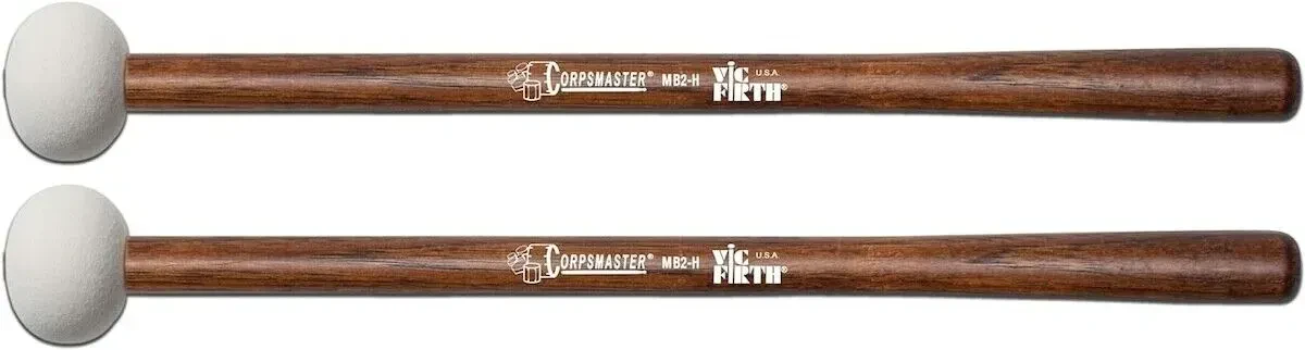 Колотушка маршевого барабана Vic Firth MB2H Corpsmaster (пара)