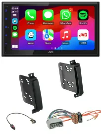 Автомагнитола для Dodge Durango/Jeep Grand Cherokee JVC 2-DIN Bluetooth DAB USB