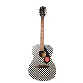 Электроакустическая гитара Fender FSR Tim Armstrong Hellcat Acoustic Guitar Checkerboard
