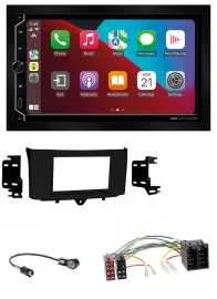 ESX 2DIN DAB USB MP3 Bluetooth Autoradio für Smart ForTwo 10-15 ISO Profiversion
